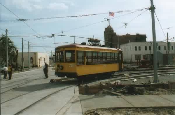 Train #163 travelling through Ybor City. Photo courtesy of Shawn B.