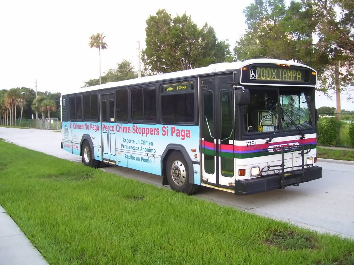 #716 sitting in Clearwater on Route 200X. Photo Credit: Shawn B.