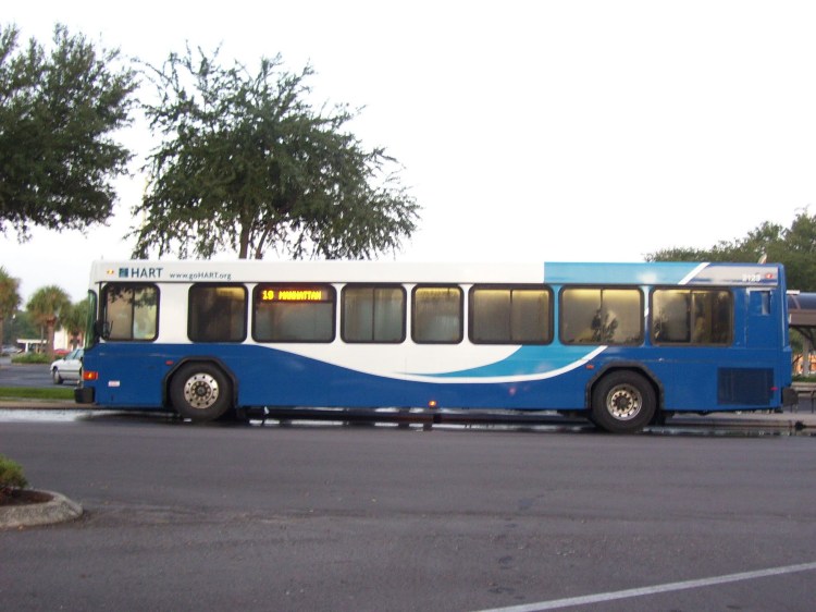 #2123, also at Britton Plaza, in the new colors. Photo taken by HARTride 2012. November, 2009.