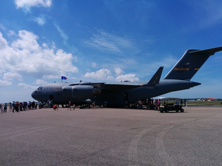 One of many military planes on display at the 2014 Tampa Bay AirFest. Photo Credit: HARTride 2012.