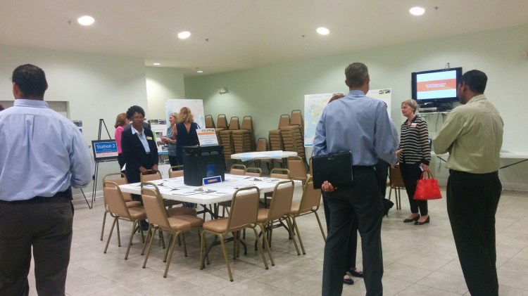 At the West Tampa "Making Choices" workshop. Photo Credit: HARTride 2012.