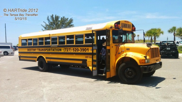 ALWAYS BE AWARE OF THE BIG YELLOW SCHOOL BUS! Photo Credit: HARTride 2012.