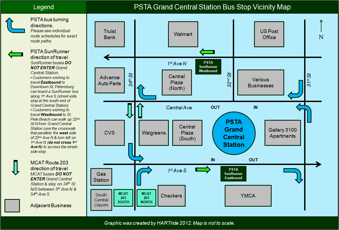 Psta Dispatch PSTA Transfer Points – The Global Transit Guidebook